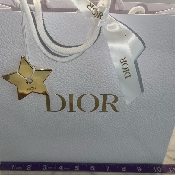 Dior White and Gold Shopping Bag set - Picture 5 of 6